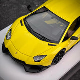 [Make Up] 1:43 Lamborghini 2013 Aventador LP720-4 50th Anniversario イエロー モデルカー レジン