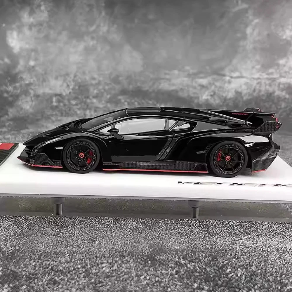 [Make Up] 1:43 Lamborghini 2013 Veneno Black Model Car Resin