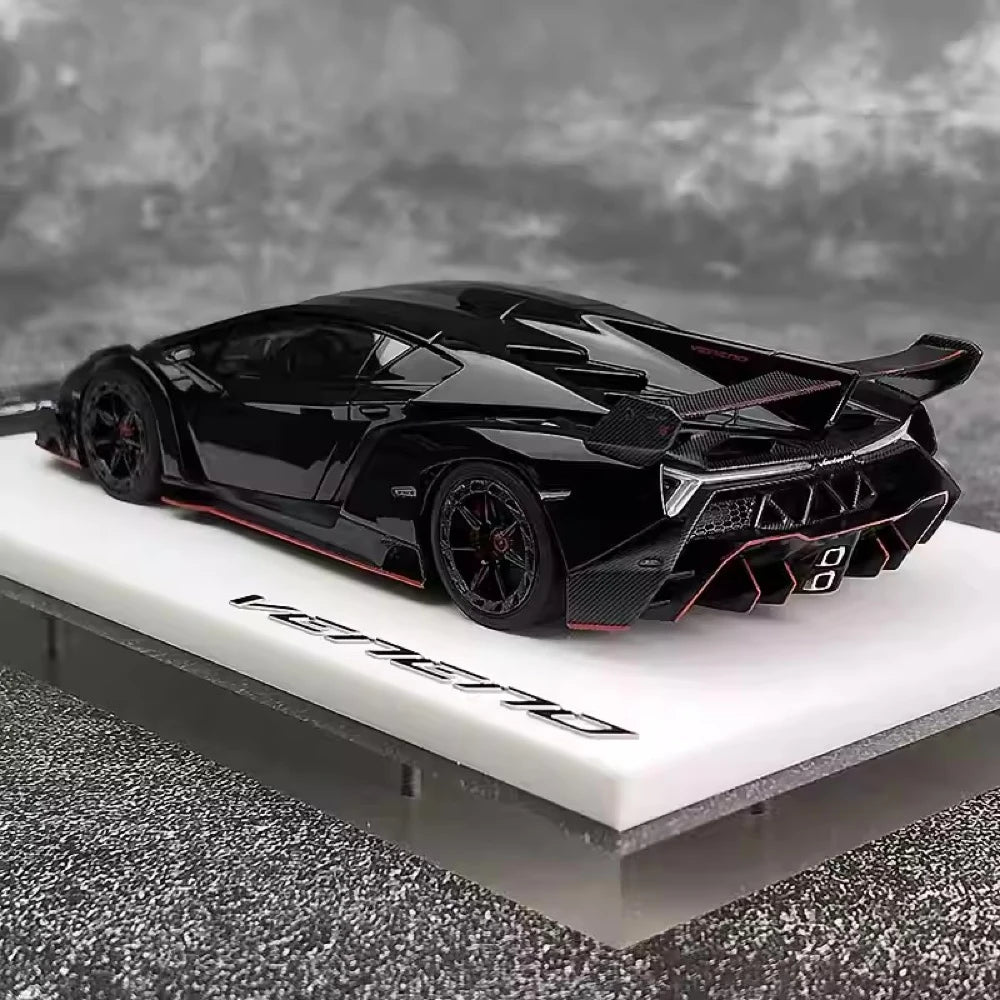 [Make Up] 1:43 Lamborghini 2013 Veneno Black Model Car Resin