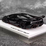 [Make Up] 1:43 Lamborghini 2013 Veneno Black Model Car Resin