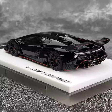 [Make Up] 1:43 Lamborghini 2013 Veneno Black Model Car Resin