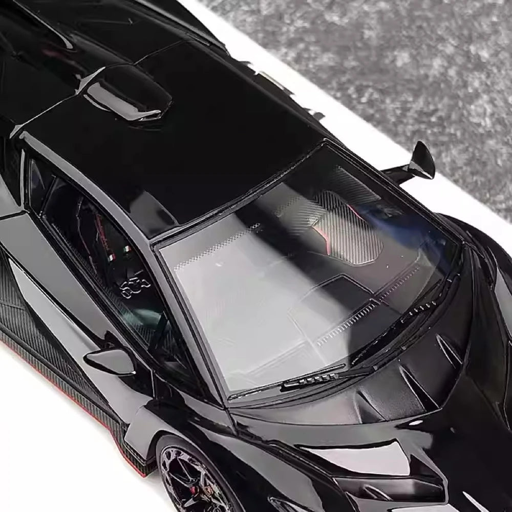 [Make Up] 1:43 Lamborghini 2013 Veneno Black Model Car Resin