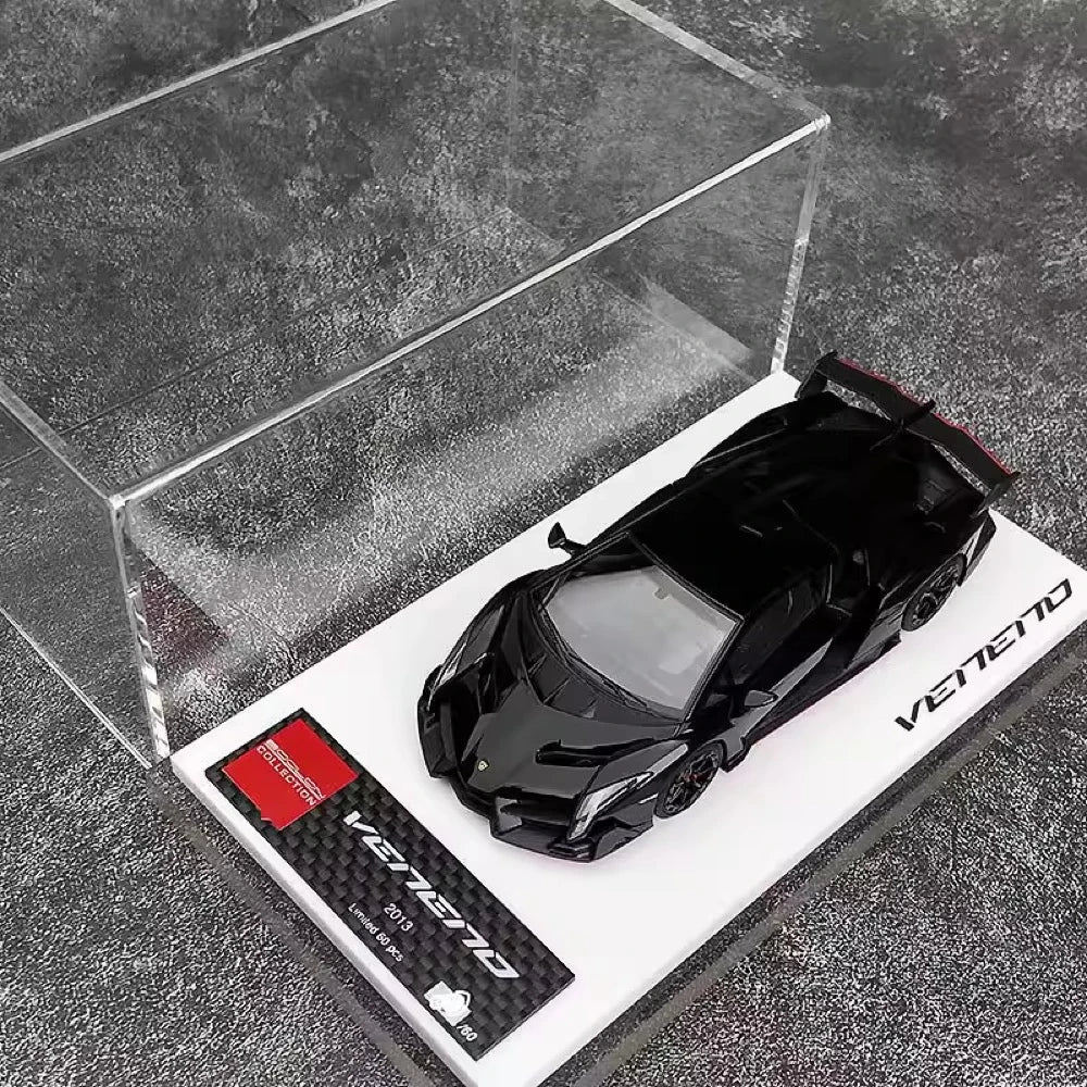 [Make Up] 1:43 Lamborghini 2013 Veneno Black Model Car Resin