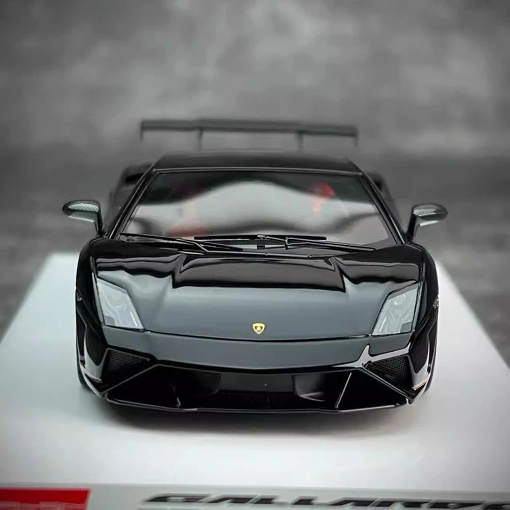 [Make Up] 1:43 Lamborghini 2014 Gallardo LP570-4 Squadra Corse noir voiture miniature Resin