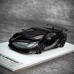 [Make Up] 1:43 Lamborghini 2014 Gallardo LP570-4 Squadra Corse noir voiture miniature Resin