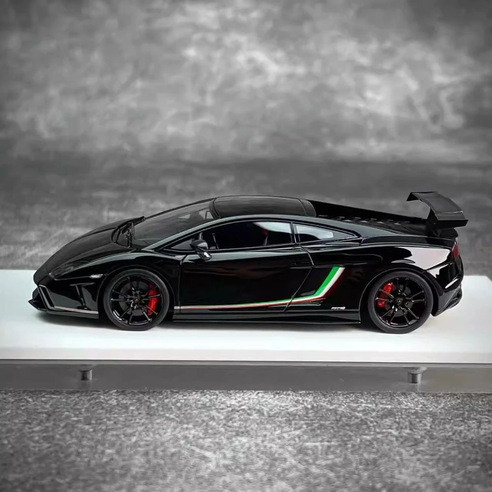 [Make Up] 1:43 Lamborghini 2014 Gallardo LP570-4 Squadra Corse noir voiture miniature Resin