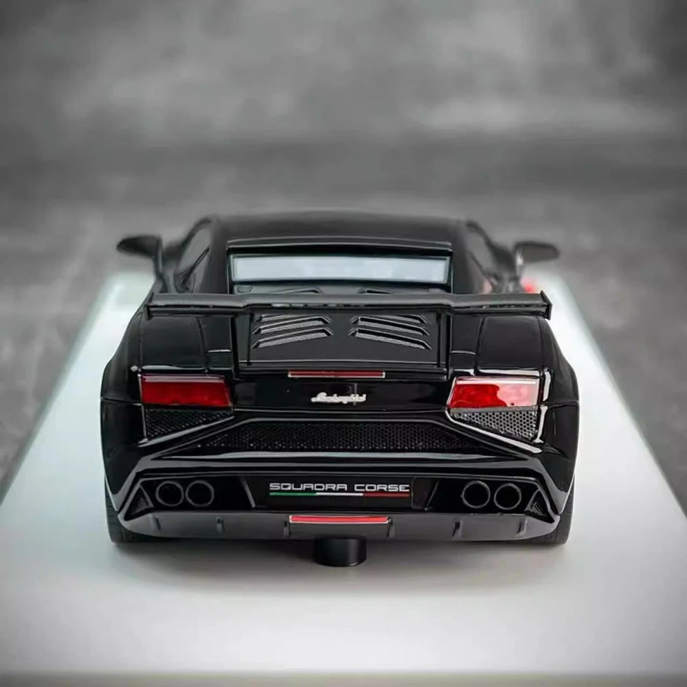 [Make Up] 1:43 Lamborghini 2014 Gallardo LP570-4 Squadra Corse noir voiture miniature Resin
