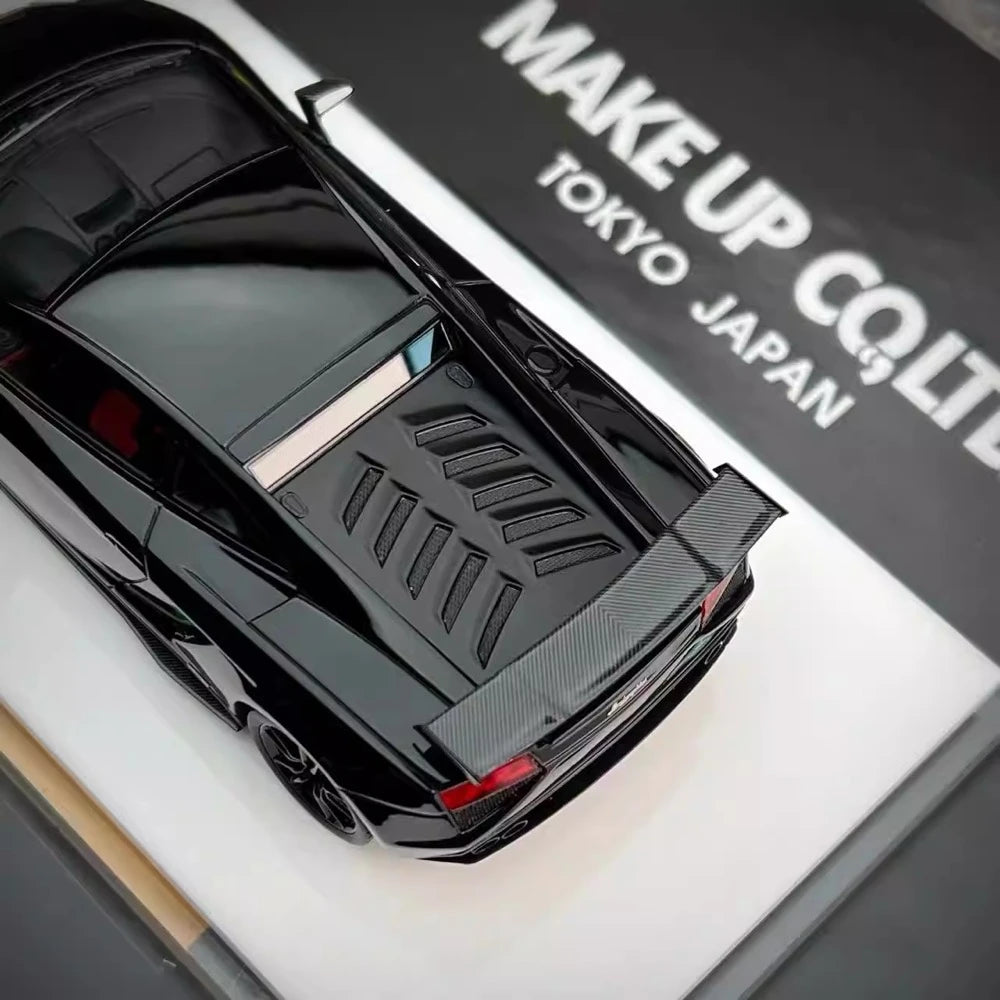 [Make Up] 1:43 Lamborghini 2014 Gallardo LP570-4 Squadra Corse noir voiture miniature Resin