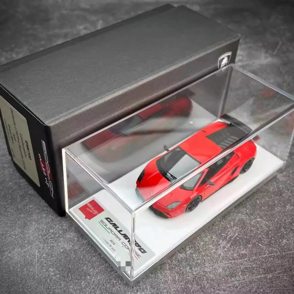 [Make Up] 1:43 Lamborghini 2014 Gallardo LP570-4 Squadra Corse Red Model Car Resin