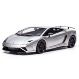 [Make Up] 1:43 Lamborghini 2014 Gallardo LP570-4 Squadra Corse シルバー モデルカー レジン