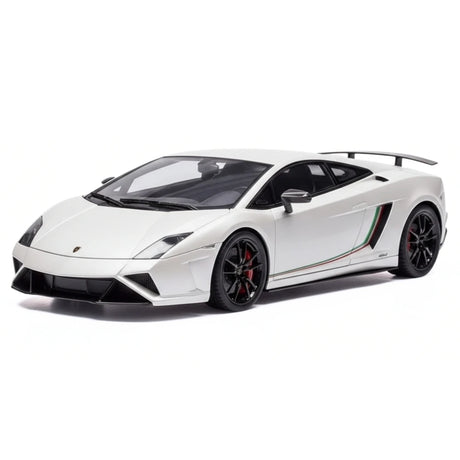 [Make Up] 1:43 Lamborghini 2014 Gallardo LP570-4 Squadra Corse White Model Car Resin