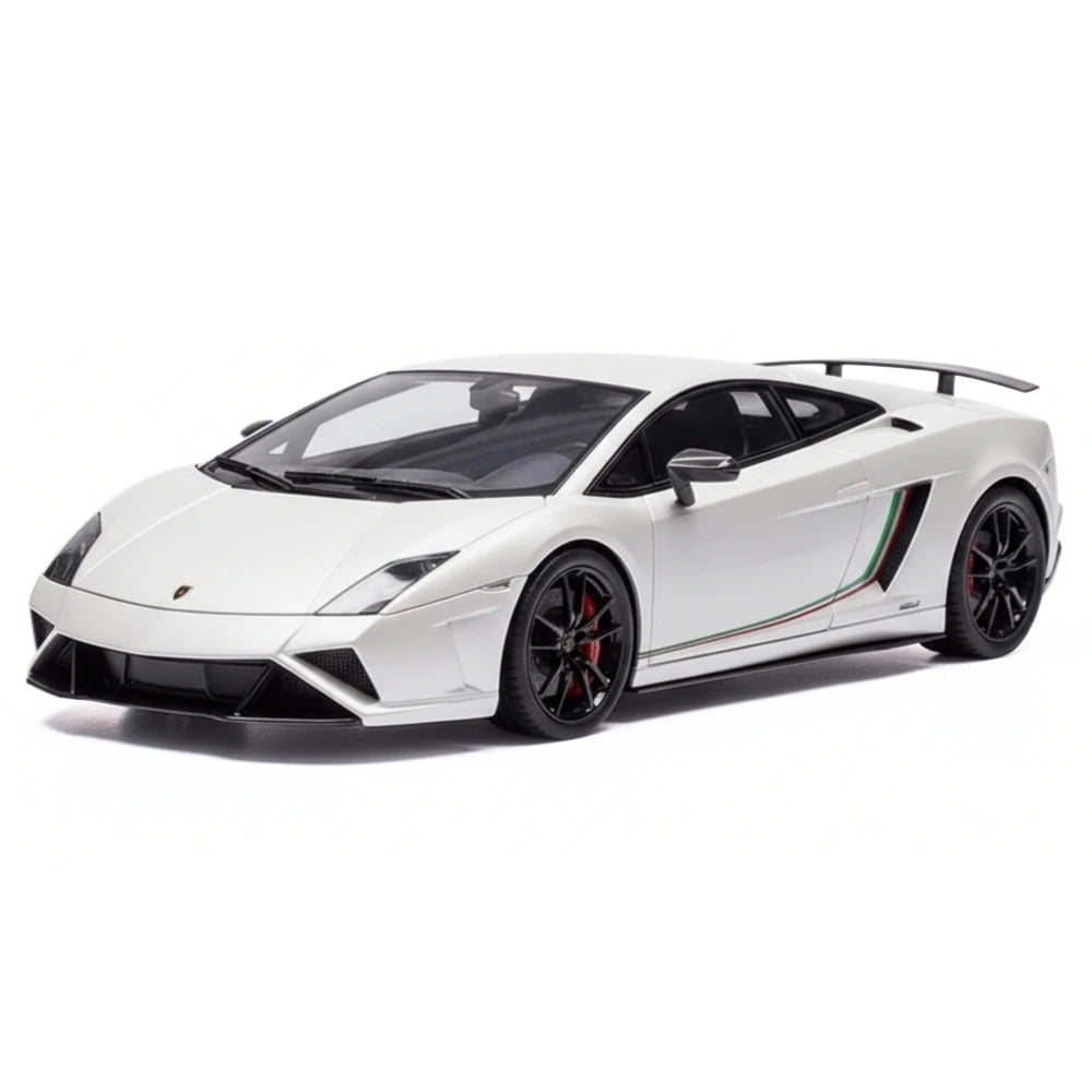 [Make Up] 1:43 Lamborghini 2014 Gallardo LP570-4 Squadra Corse White Model Car Resin