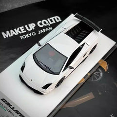 [Make Up] 1:43 Lamborghini 2014 Gallardo LP570-4 Squadra Corse White Model Car Resin
