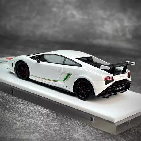 [Make Up] 1:43 Lamborghini 2014 Gallardo LP570-4 Squadra Corse White Model Car Resin