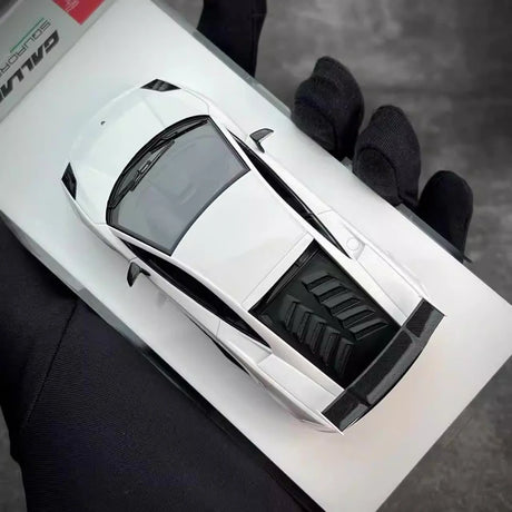 [Make Up] 1:43 Lamborghini 2014 Gallardo LP570-4 Squadra Corse White Model Car Resin