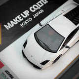 [Make Up] 1:43 Lamborghini 2014 Gallardo LP570-4 Squadra Corse White Model Car Resin