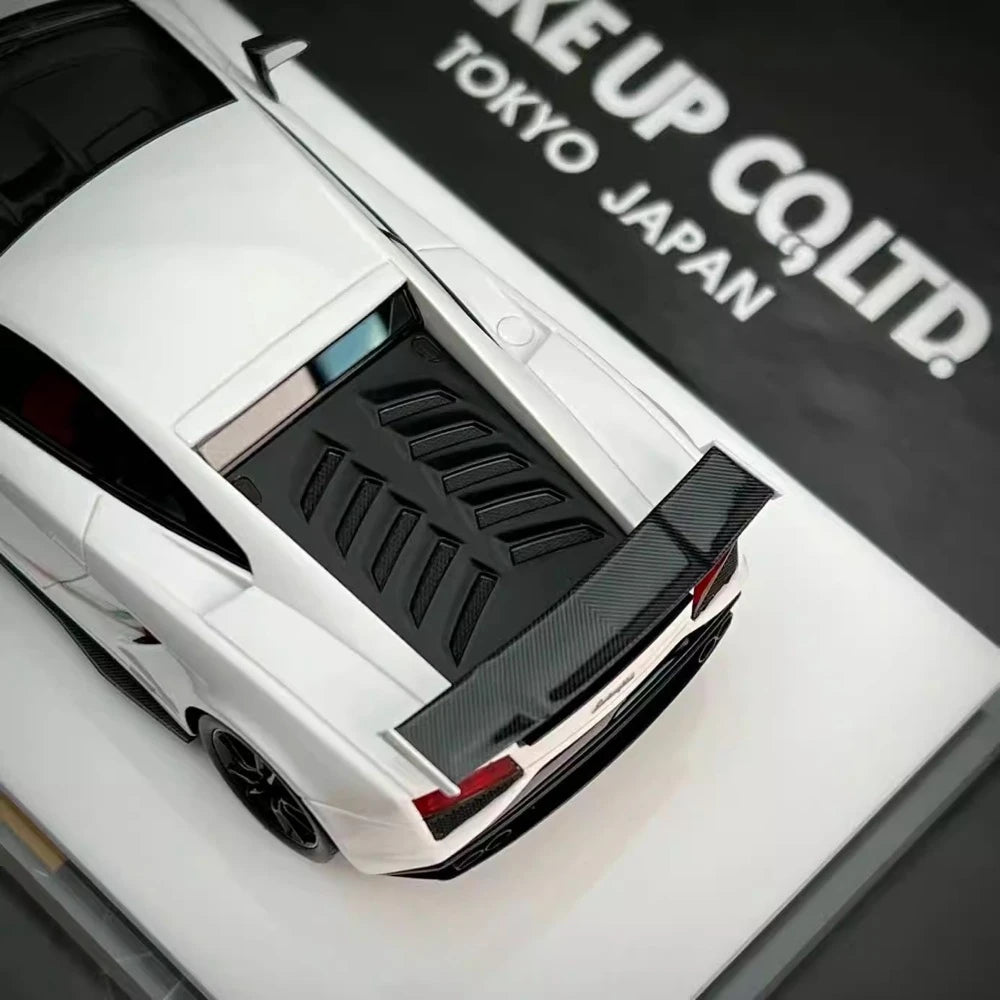 [Make Up] 1:43 Lamborghini 2014 Gallardo LP570-4 Squadra Corse White Model Car Resin