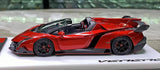 [Make Up] 1:43 Lamborghini 2015 Veneno Roadster LP750-4 Red Model Car Resin