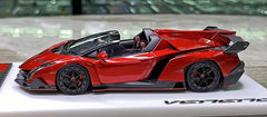 [Make Up] 1:43 Lamborghini 2015 Veneno Roadster LP750-4 Red Model Car Resin
