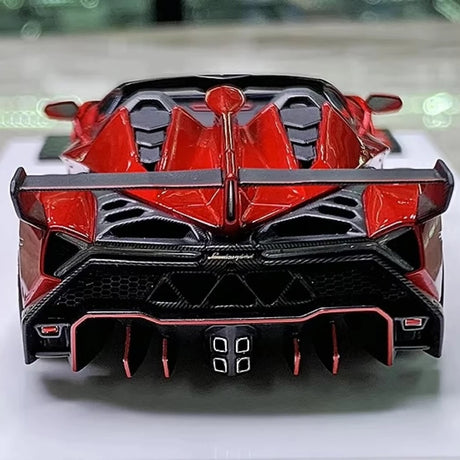 [Make Up] 1:43 Lamborghini 2015 Veneno Roadster LP750-4 Red Model Car Resin