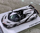 [Make Up] 1:43 Lamborghini 2015 Veneno Roadster LP750-4 White Model Car Resin