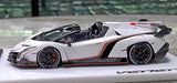[Make Up] 1:43 Lamborghini 2015 Veneno Roadster LP750-4 White Model Car Resin