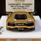 [Make Up] 1:43 Lamborghini 2016 Aventador LP700-4 Miura Homage Gold Model Car Resin