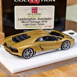 [Make Up] 1:43 Lamborghini 2016 Aventador LP700-4 Miura Homage Gold Model Car Resin