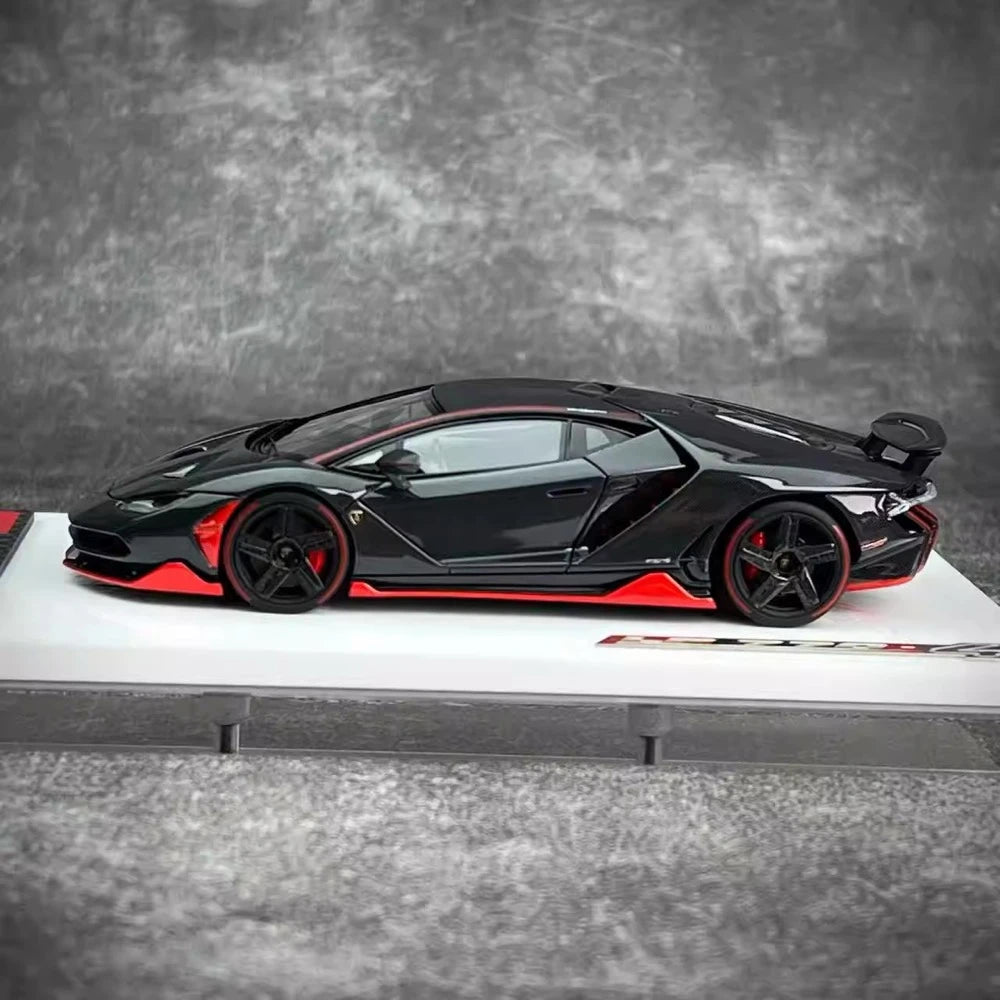 [Make Up] 1:43 Lamborghini 2016 Centenario LP770-4 nero modellino di auto resina