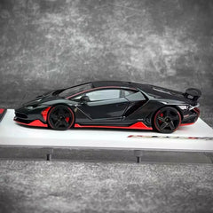 [Make Up] 1:43 Lamborghini 2016 Centenario LP770-4 nero modellino di auto resina