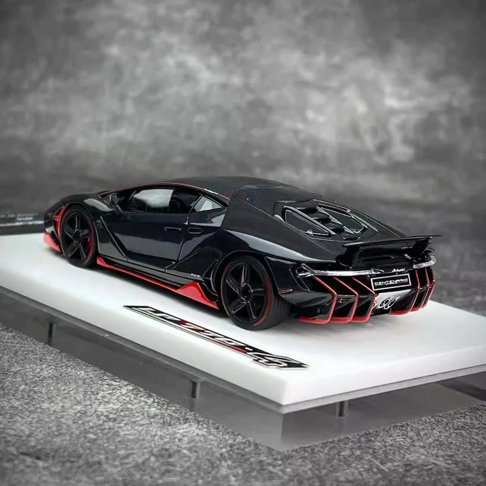 [Make Up] 1:43 Lamborghini 2016 Centenario LP770-4 nero modellino di auto resina