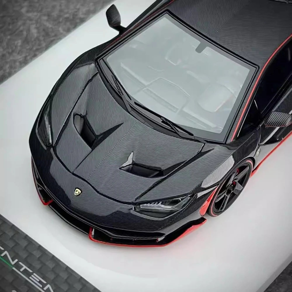 [Make Up] 1:43 Lamborghini 2016 Centenario LP770-4 Black Model Car Resin