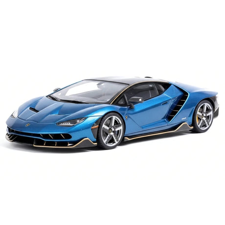 [Make Up] 1:43 Lamborghini 2016 Centenario LP770-4 Blue Model Car Resin