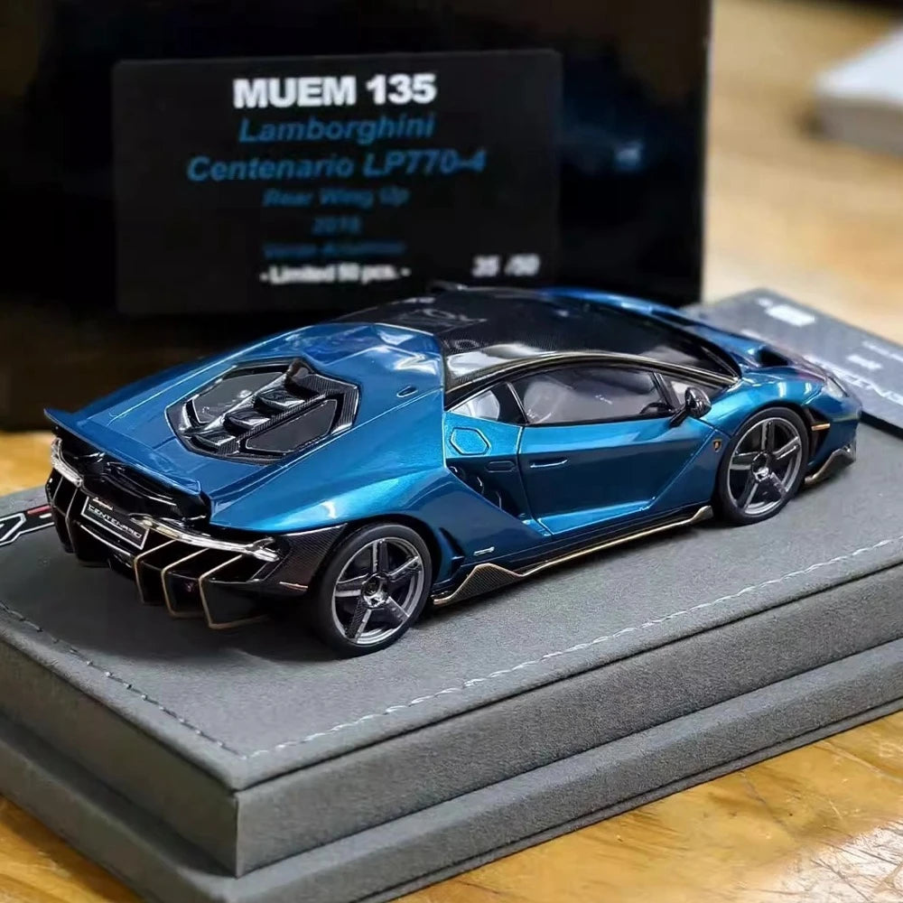 [Make Up] 1:43 Lamborghini 2016 Centenario LP770-4 blauw modelauto Hars