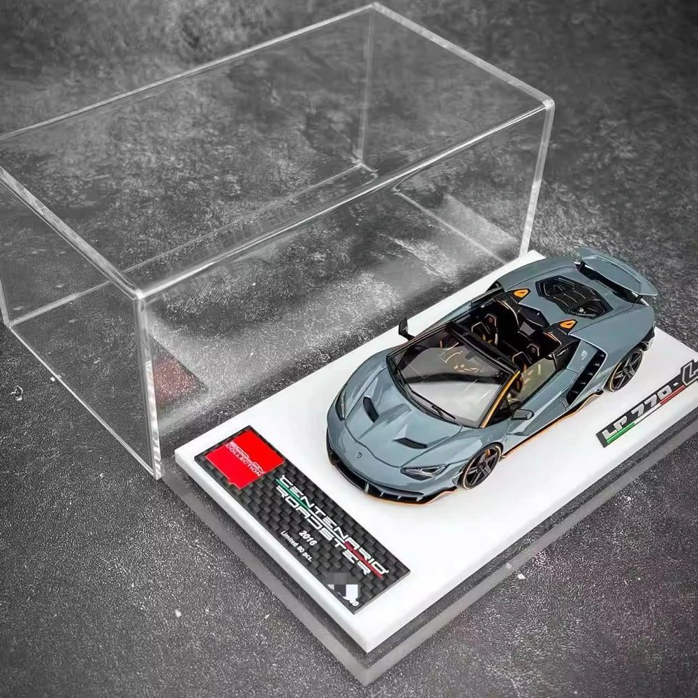 [Make Up] 1:43 Lamborghini 2016 Centenario LP770-4 Gray Model Car Resin