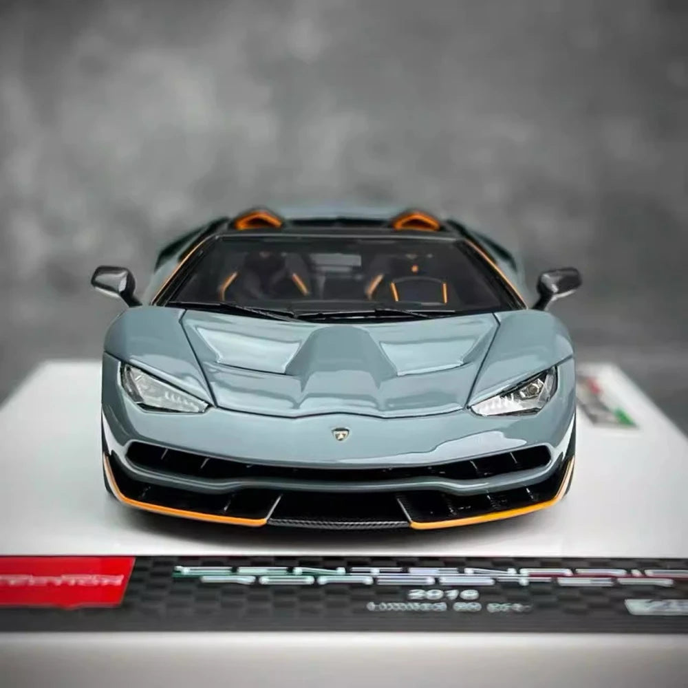 [Make Up] 1:43 Lamborghini 2016 Centenario LP770-4 Gray Model Car Resin