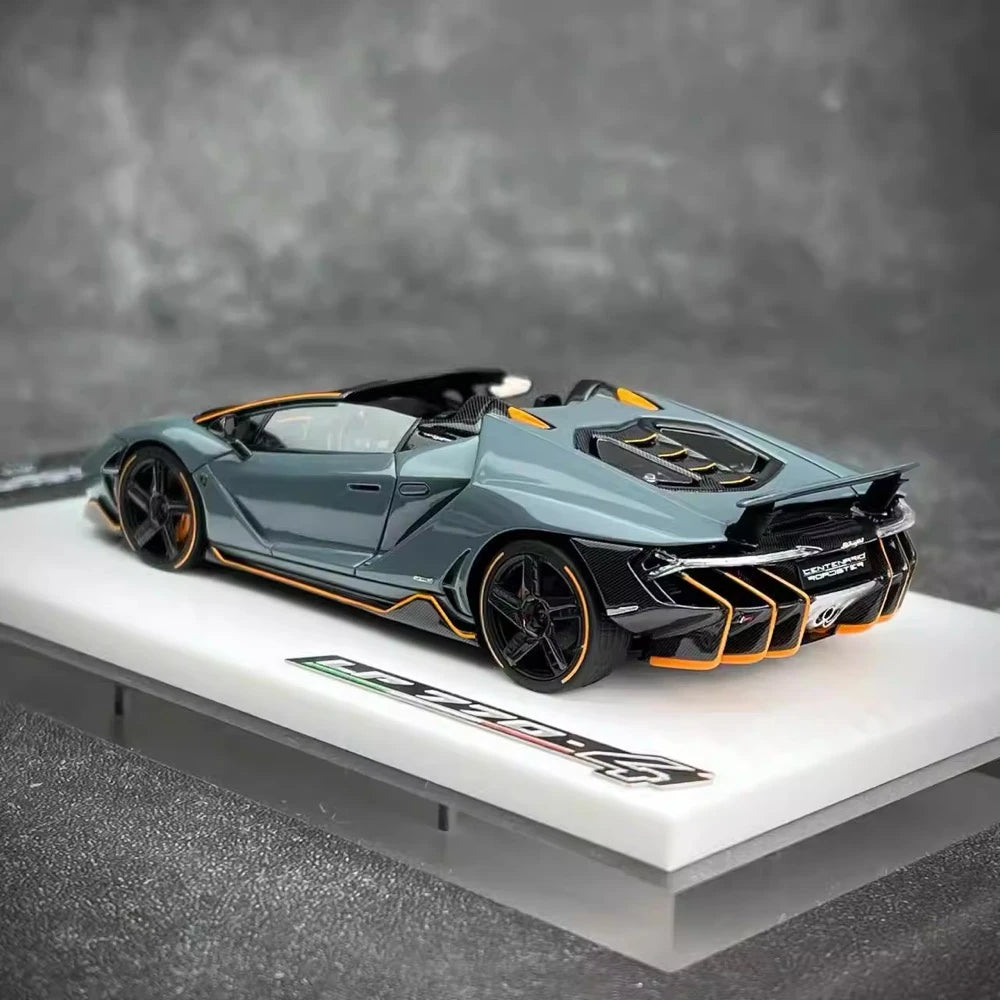 [Make Up] 1:43 Lamborghini 2016 Centenario LP770-4 Gray Model Car Resin