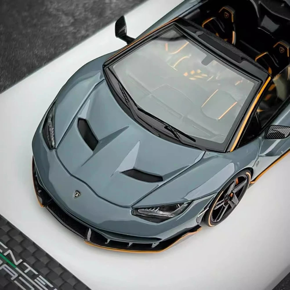 [Make Up] 1:43 Lamborghini 2016 Centenario LP770-4 Gray Model Car Resin