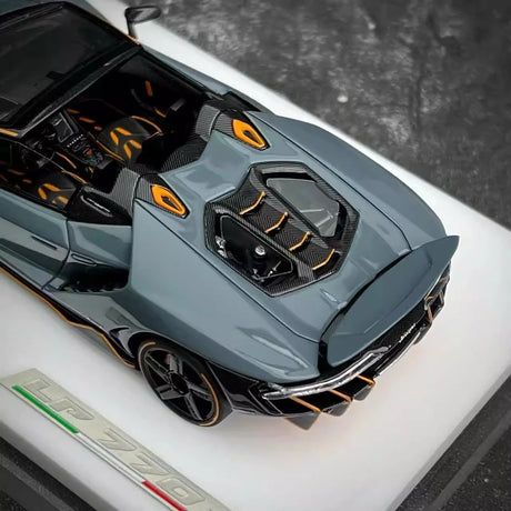 [Make Up] 1:43 Lamborghini 2016 Centenario LP770-4 Gray Model Car Resin