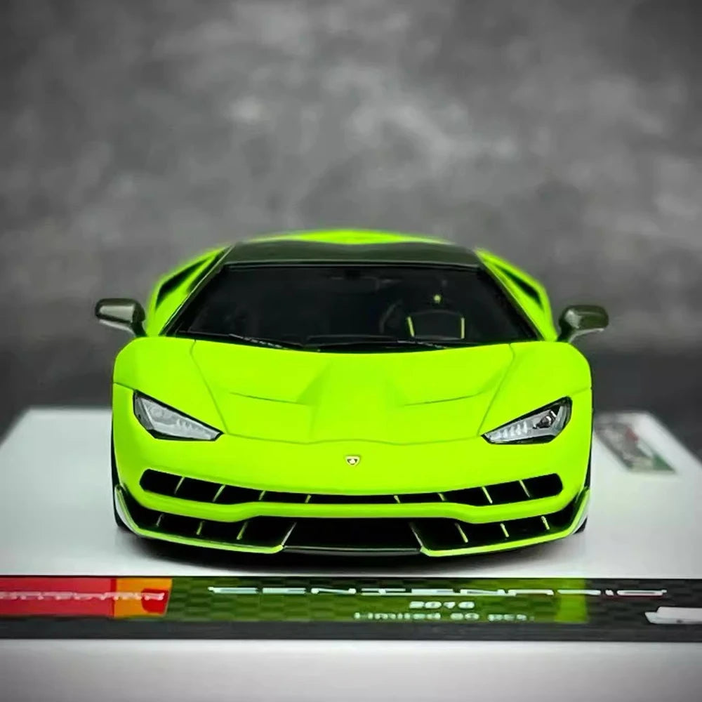 [Make Up] 1:43 Lamborghini 2016 Centenario LP770-4 Green Model Car Resin