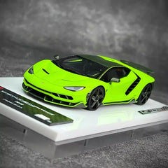 [Make Up] 1:43 Lamborghini 2016 Centenario LP770-4 Green Model Car Resin