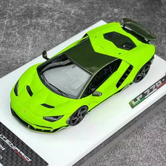 [Make Up] 1:43 Lamborghini 2016 Centenario LP770-4 Green Model Car Resin