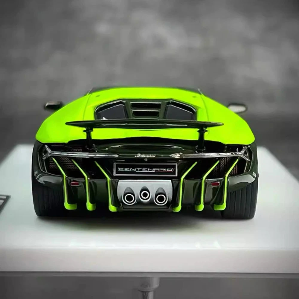 [Make Up] 1:43 Lamborghini 2016 Centenario LP770-4 Green Model Car Resin