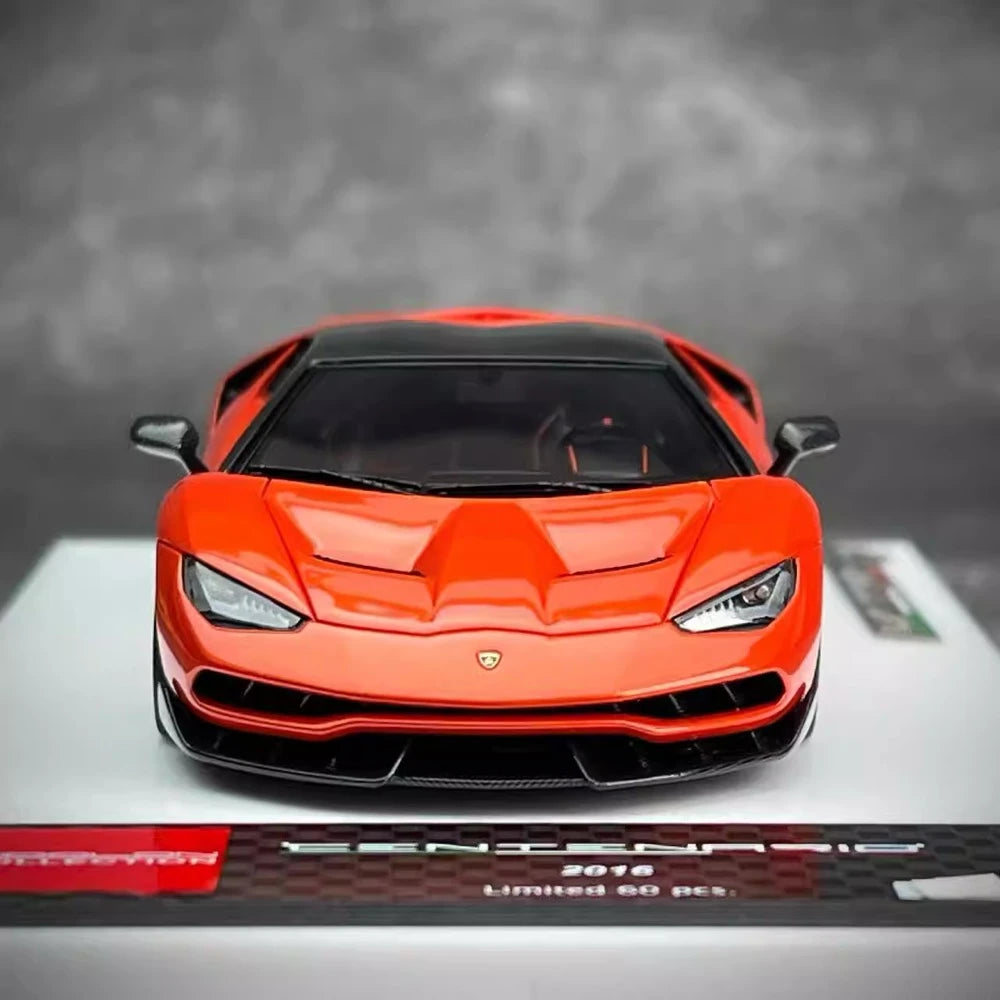 [Make Up] 1:43 Lamborghini 2016 Centenario LP770-4 オレンジ モデルカー レジン