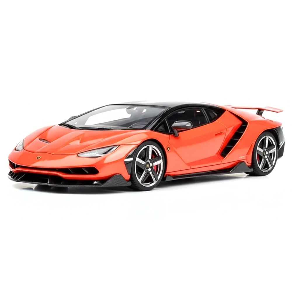 [Make Up] 1:43 Lamborghini 2016 Centenario LP770-4 Orange Model Car Resin
