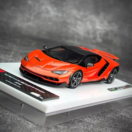 [Make Up] 1:43 Lamborghini 2016 Centenario LP770-4 Orange Model Car Resin