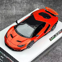 [Make Up] 1:43 Lamborghini 2016 Centenario LP770-4 Orange Model Car Resin