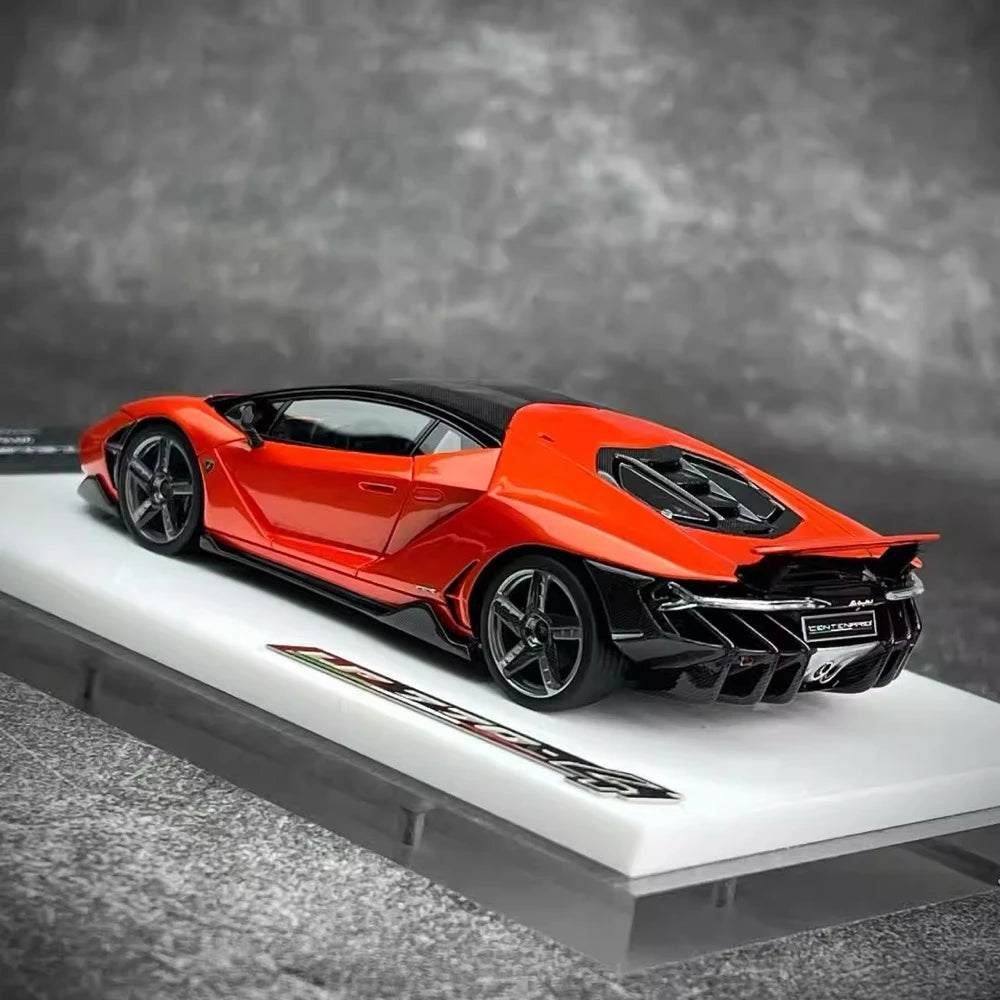 [Make Up] 1:43 Lamborghini 2016 Centenario LP770-4 Orange Model Car Resin