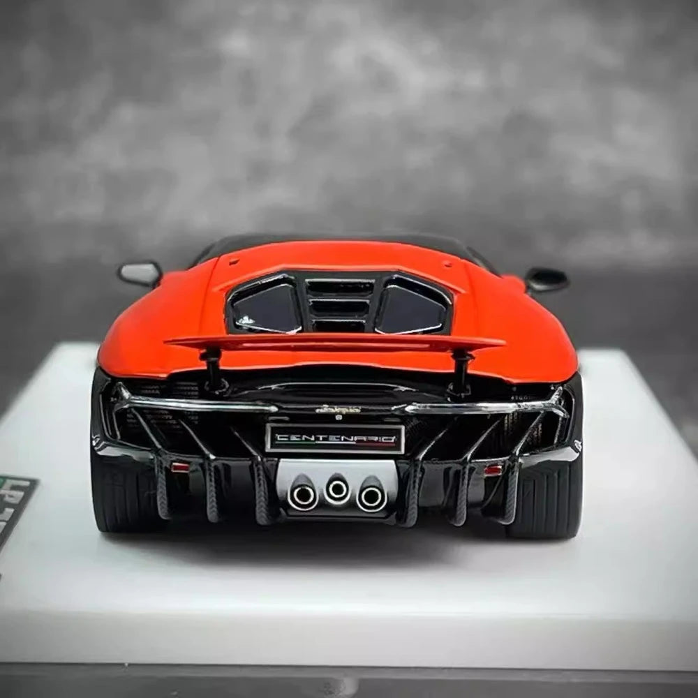 [Make Up] 1:43 Lamborghini 2016 Centenario LP770-4 Orange Model Car Resin