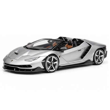 [Make Up] 1:43 Lamborghini 2016 Centenario LP770-4 Silver Model Car Resin